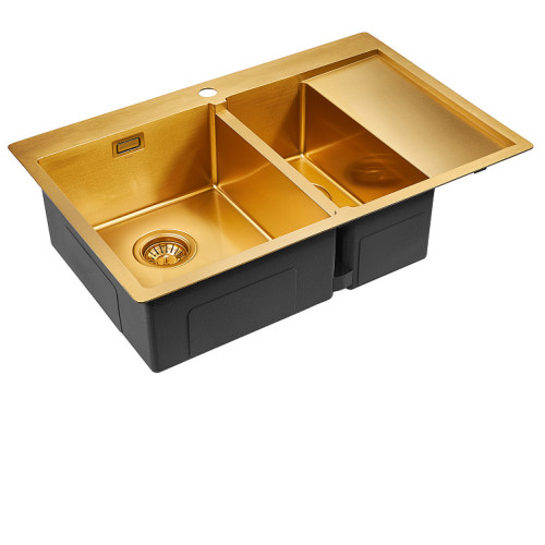 Кухонная мойка PAULMARK Union PM537851-BGL