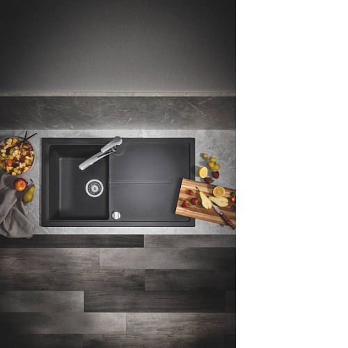 Кухонная мойка GROHE K400 черный гранит 31640AP0