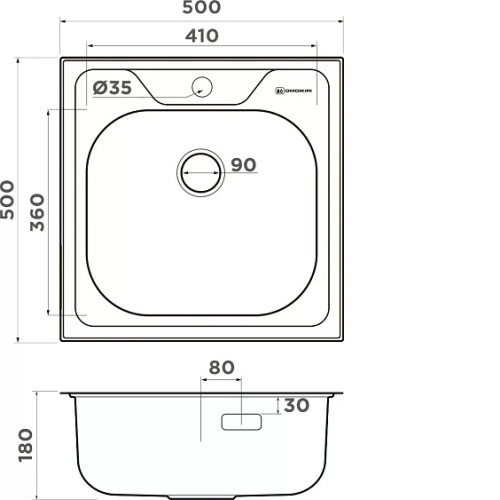 Комплект OMOIKIRI SARU 50-IN + Umi-BN (7395.4239)