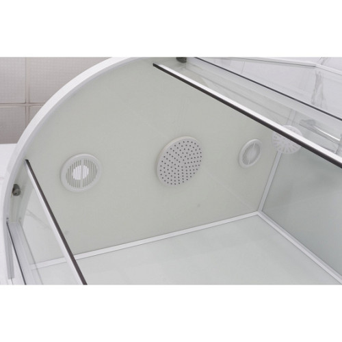 Душевая кабина FRANK F418R White низкий поддон