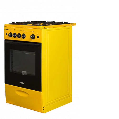 Газовая плита Reex CG-54997 eYe жёлтый