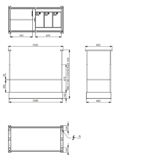 Вытяжка FALMEC SPAZIO IS.130 INOX (CZPI30.E0P7#ZZZI461F)
