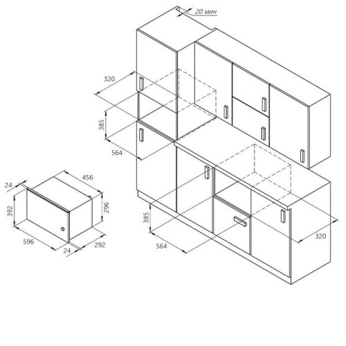 Микроволновая печь AKPO MEA 2001 Flat BL