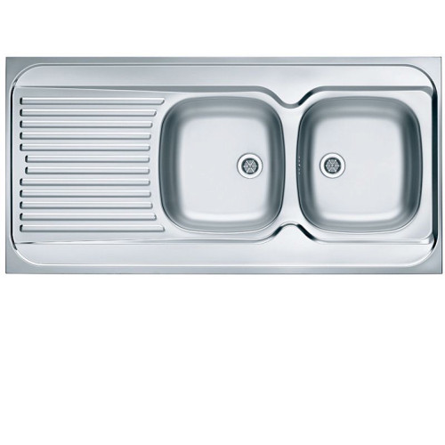 Кухонная мойка ALVEUS Classic 100 NAT-60 1200X600 правая (в комплекте с сифоном)