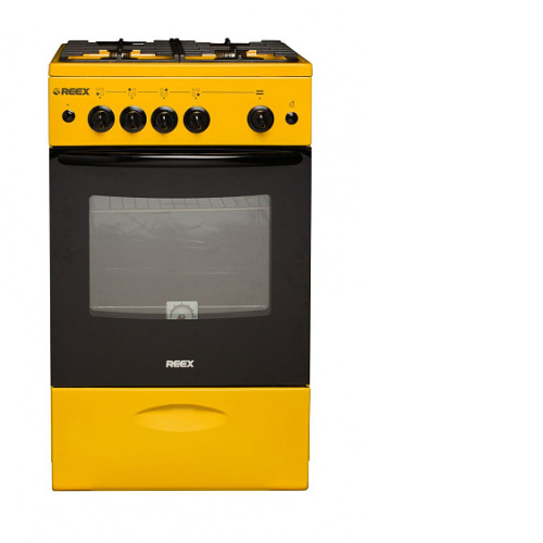 Газовая плита Reex CG-54997 eYe жёлтый