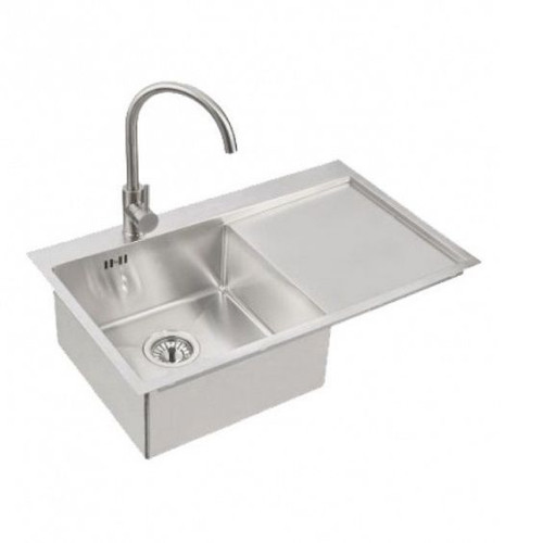 Кухонная мойка ALVEUS Quarto 30 BRS-90 1124384 (в комплекте с сифоном 1130551)