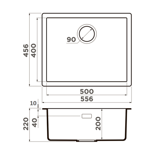 Кухонная мойка OMOIKIRI Yamakawa 55T-U/I-WH (4993431)