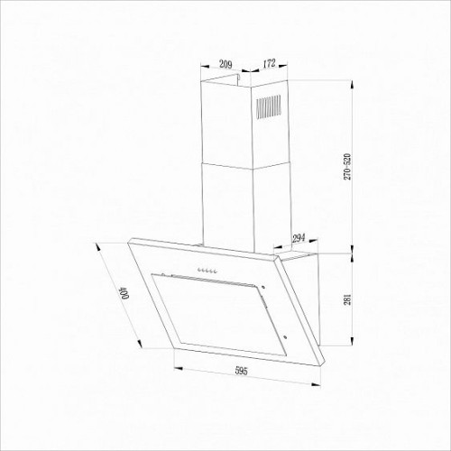 Вытяжка HEBERMANN HBKH 60.2 B