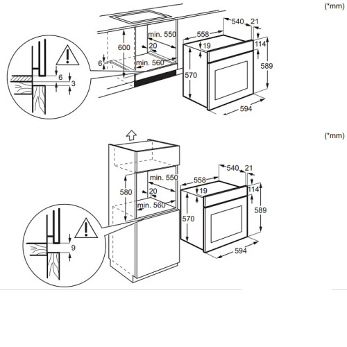 Духовой шкаф ELECTROLUX EOF5C50BV