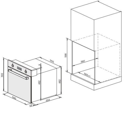 Духовой шкаф ZUGEL ZO А2708 W