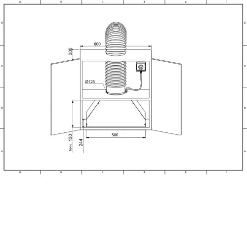 Вытяжка ZUGEL ZHI521W