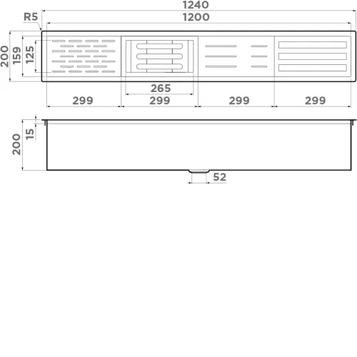 Сушка для посуды OMOIKIRI DRY-01-LG (4999108)