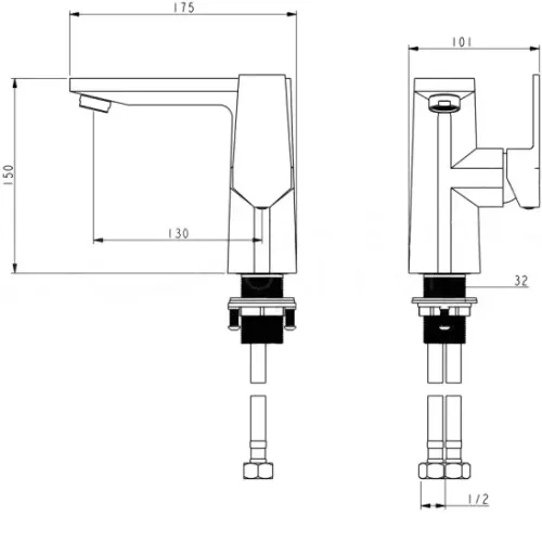 Смеситель OULIN OL-T9207Q