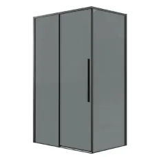 Душевое ограждение GROSSMAN 100.K33.01.100.21.10-200.K33.01.100.21.10 черный матовый