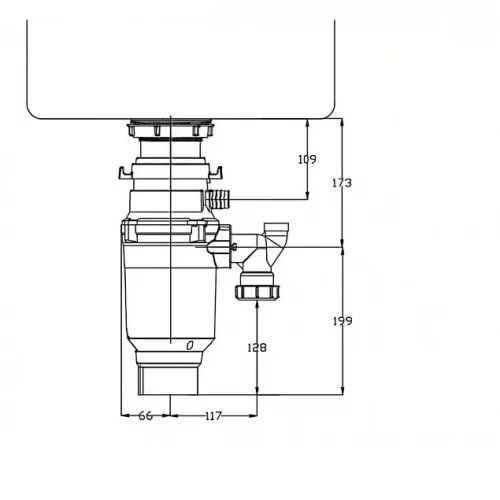 Измельчитель пищевых отходов EMAR ATC-WZB390A Compact