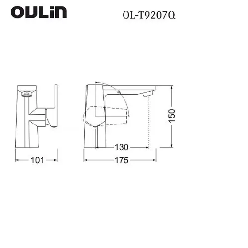 Смеситель OULIN OL-T9207Q
