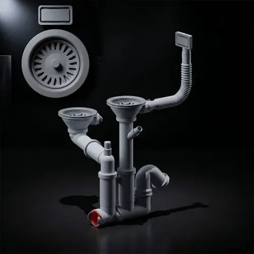 Сифон RIVELATO RV-2.803 серый