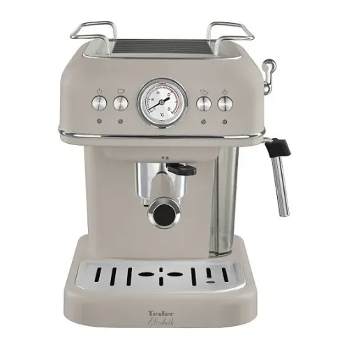 Кофеварка TESLER ECM-245 SAND GREY