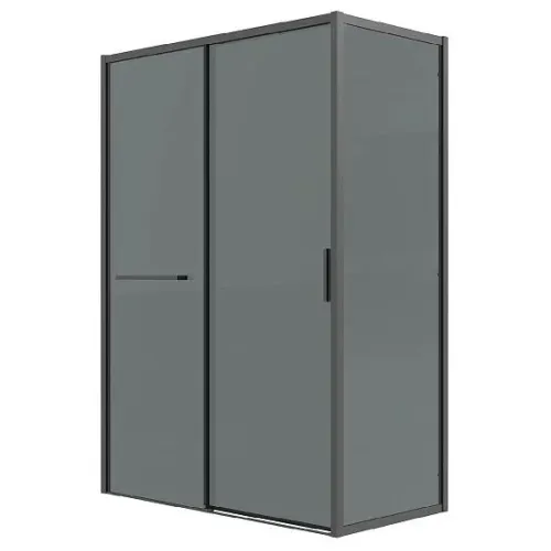 Душевое ограждение GROSSMAN 100.K33.05.100.21.10-200.K33.05.90.21.10 черный матовый