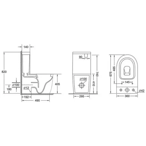 Унитаз GROSSMAN GR-4446SQ
