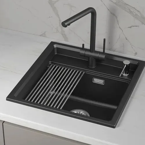 Кухонная мойка GRANULA KS-5002i шварц