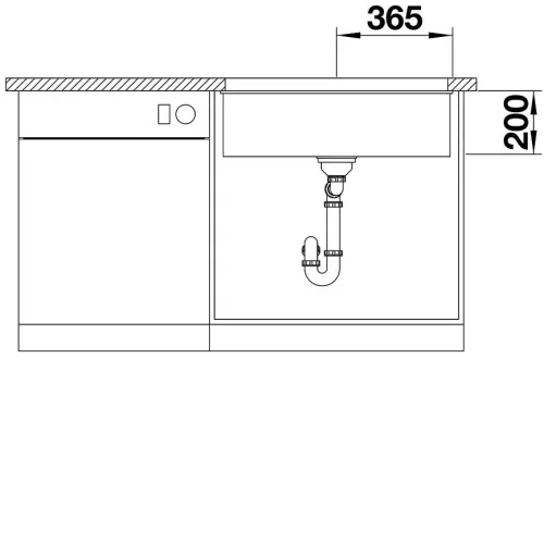 Кухонная мойка BLANCO ETAGON 700-U белый (арт.525171)