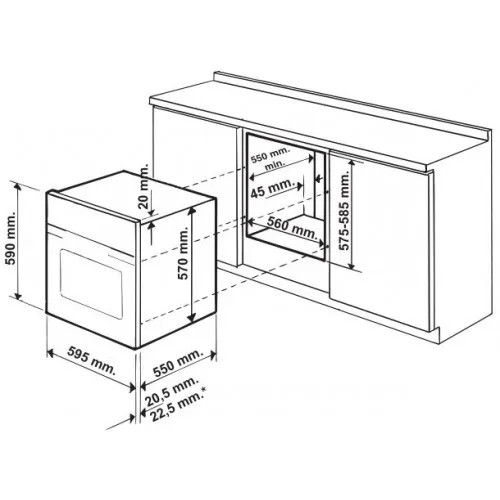Духовой шкаф HOTPOINT-ARISTON 7ohk 637 cx ru/ha