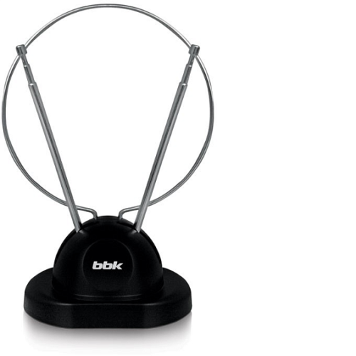 Антенна BBK DA-02 черный, цифровая DVB-T, комнатная,пассивная