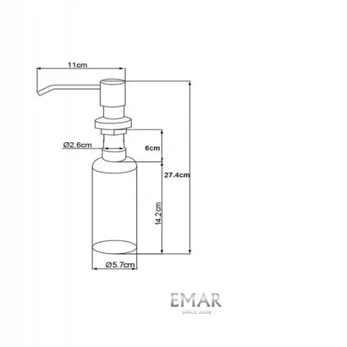 Дозатор EMAR ЕД-401 Satin