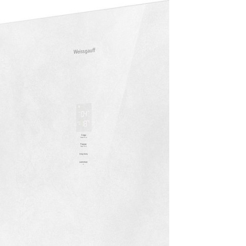 Холодильник WEISSGAUFF WRK 195 D Full NoFrost White Rock Glass