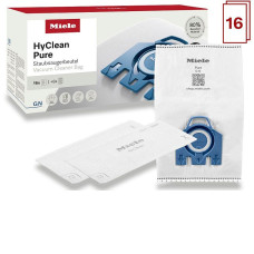 Мешок-пылесборник MIELE GN XXL HyClean 3D (16 мешков и 8 фильтров) PURE