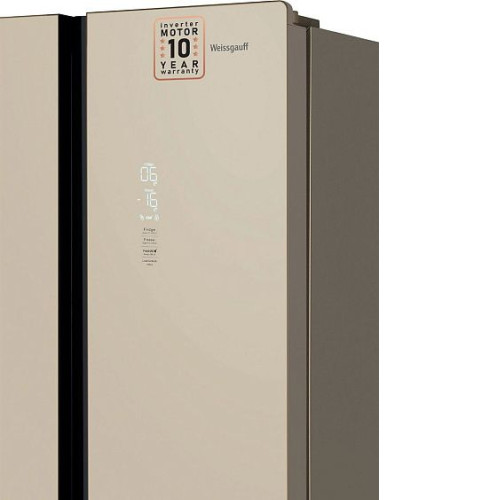 Холодильник WEISSGAUFF WCD 450 BEG NoFrost Inverter