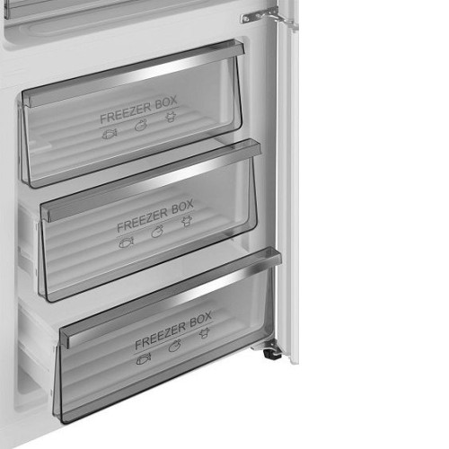 Холодильник WEISSGAUFF WRK 195 D Full NoFrost White Rock Glass