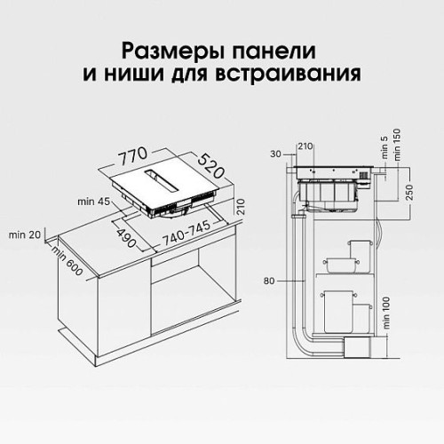 Варочная поверхность ZIGMUND & SHTAIN CIS 311.75 BX