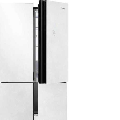 Холодильник WEISSGAUFF WCD 450 White Rock Glass NoFrost Inverter