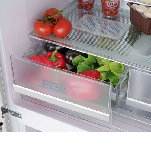 Холодильник WEISSGAUFF WCD 450 White Rock Glass NoFrost Inverter