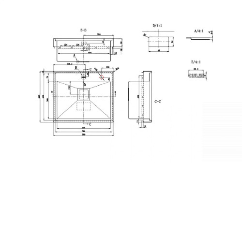 Кухонная мойка OULIN OL-G6101