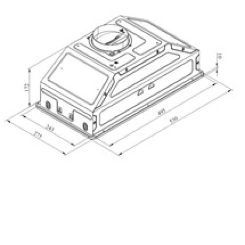 Вытяжка REEX BOX FIH-52/650 Be