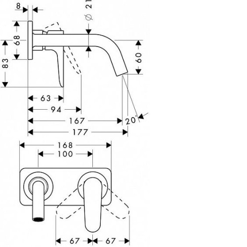 Смеситель AXOR Citterio M 34112000