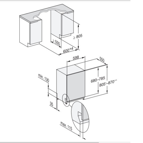 Посудомоечная машина MIELE G 7380 SCVi EDST
