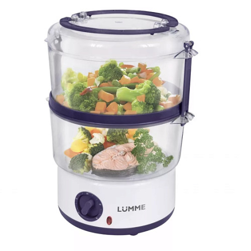 Пароварка Lumme LU-1405 темный топаз