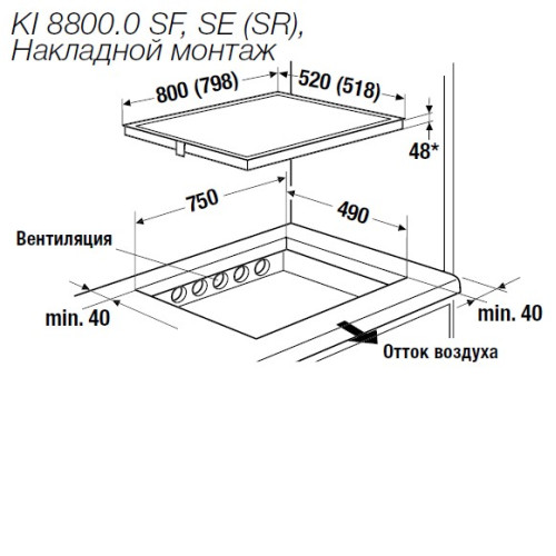 Варочная панель KUPPERSBUSCH KI 8800.0 SE