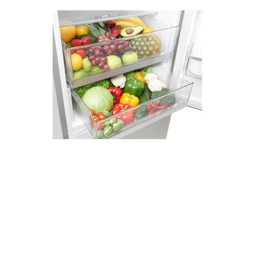 Холодильник LG GB-B60NSGFE серебристый