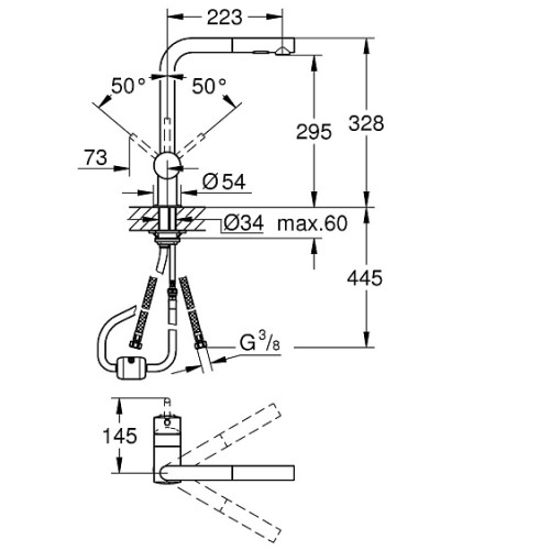 Смеситель GROHE Minta 30274DL0