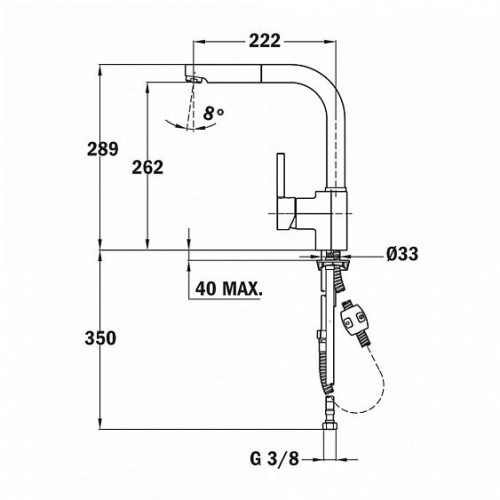 Смеситель TEKA ARK 938 blue