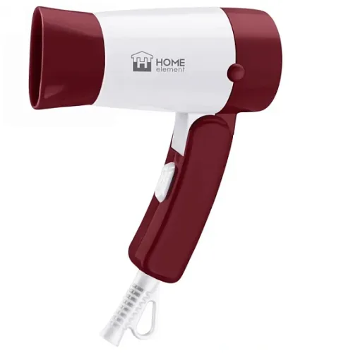 Фен HOME ELEMENT HE-HD318 бордовый гранат