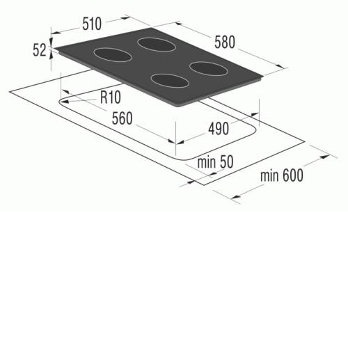 Поверхность GORENJE ict 621 ac