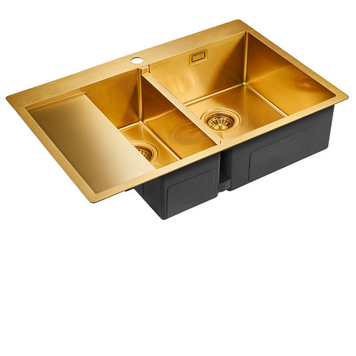 Кухонная мойка PAULMARK Union PM537851-BGR