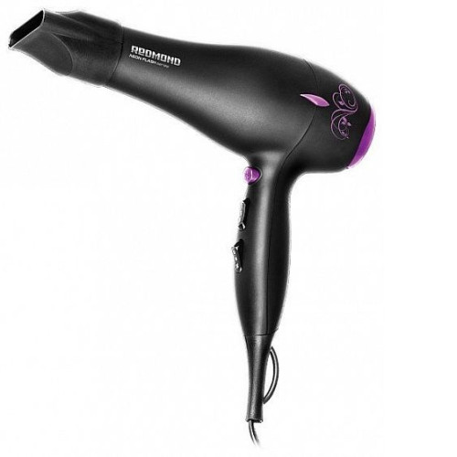 Фен Redmond RF-519 черный/фиолетовый