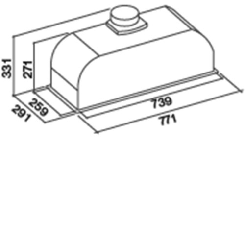 Вытяжка FALMEC BUILT-IN 70 MAX CBIN70.E1#ZZZ3460F